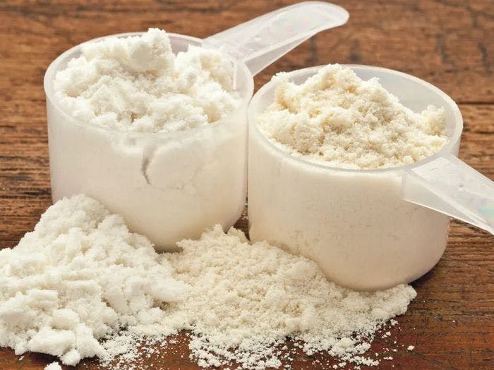 If you're trying to build muscle, take casein protein before bed.