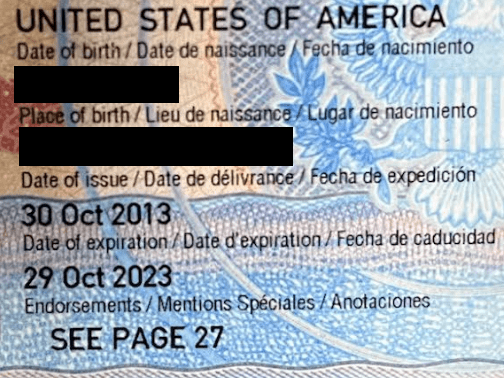 Don't forget to check your passport expiration date before you travel!
