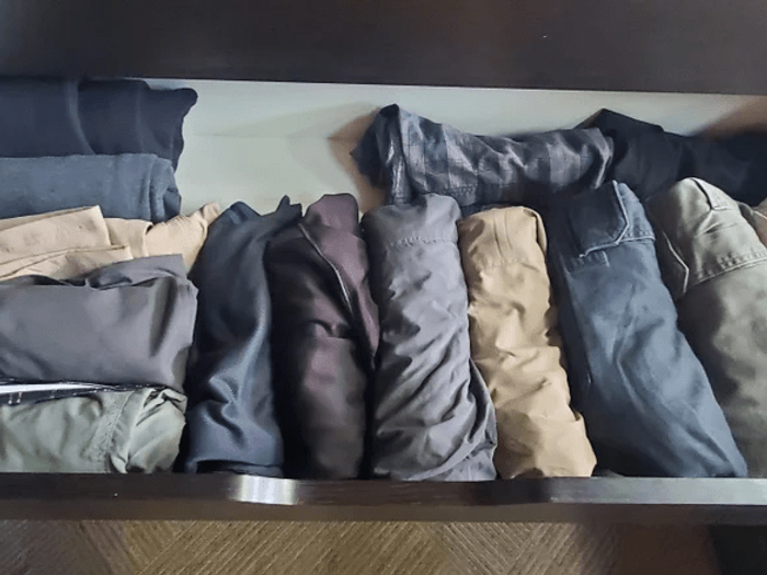Keep Your Clothes Wrinkle-Free By Rolling Them