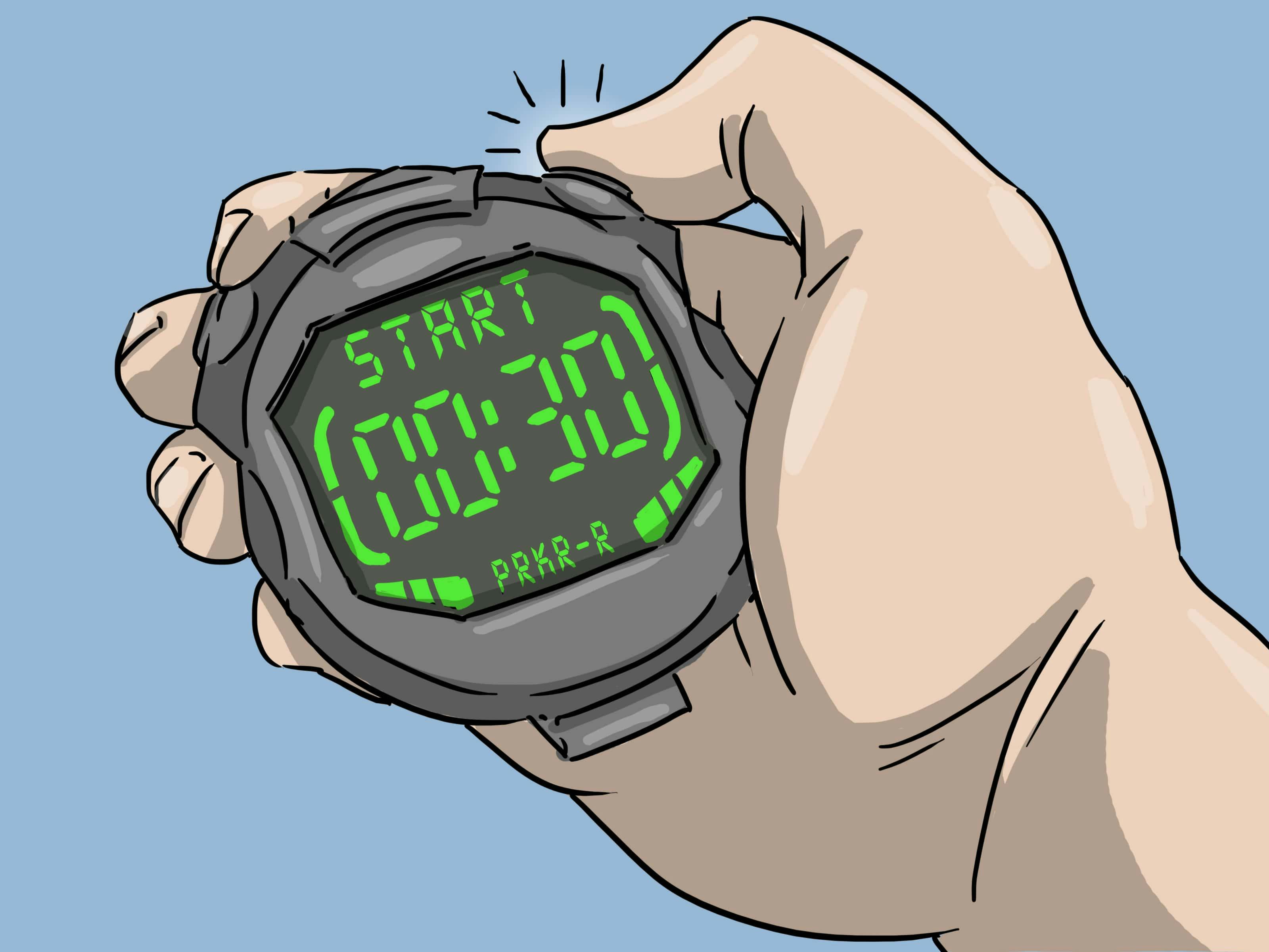 Use a stopwatch to remind you to take regular breaks for improved productivity and to prevent burnout.
